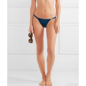 NWT L'Agent Agent Provocateur Taniia Blue Bikini Bottoms Size M